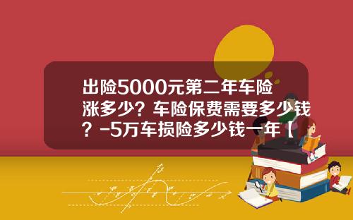 出险5000元第二年车险涨多少？车险保费需要多少钱？-5万车损险多少钱一年【新闻】