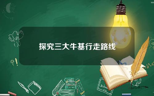 探究三大牛基行走路线