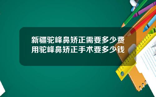 新疆驼峰鼻矫正需要多少费用驼峰鼻矫正手术要多少钱