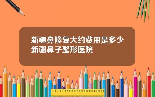 新疆鼻修复大约费用是多少新疆鼻子整形医院