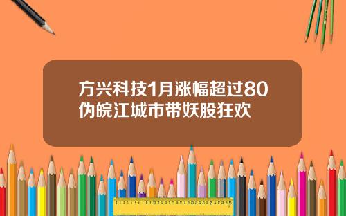 方兴科技1月涨幅超过80伪皖江城市带妖股狂欢