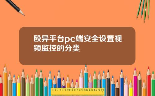 殴异平台pc端安全设置视频监控的分类
