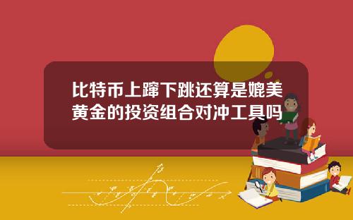 比特币上蹿下跳还算是媲美黄金的投资组合对冲工具吗