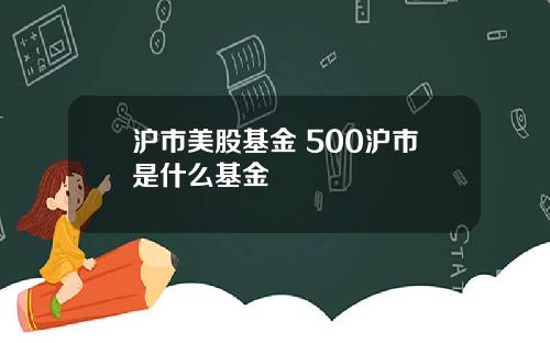 沪市美股基金 500沪市是什么基金