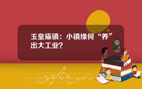 玉皇庙镇：小镇缘何“养”出大工业？