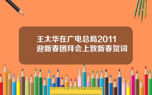 王太华在广电总局2011迎新春团拜会上致新春贺词