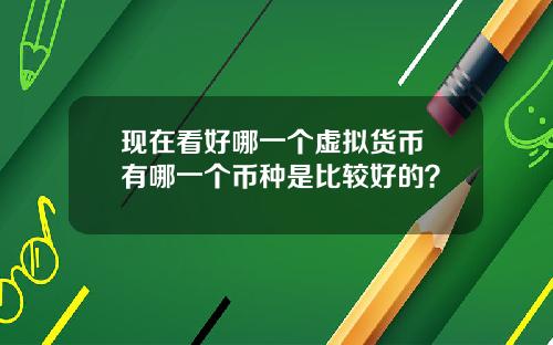 现在看好哪一个虚拟货币 有哪一个币种是比较好的？