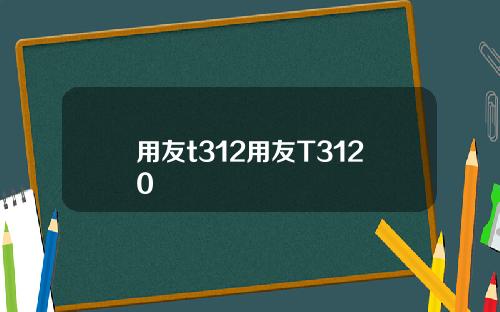 用友t312用友T3120