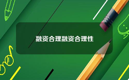 融资合理融资合理性