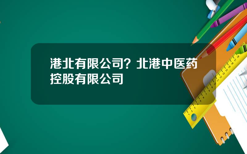 港北有限公司？北港中医药控股有限公司